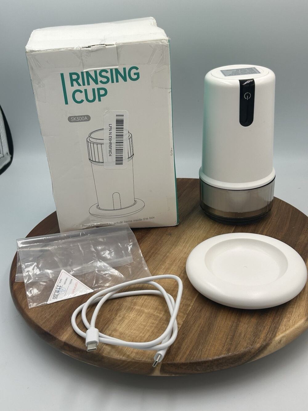 Automatic Mouthwash Generator Rinsing Cup SK300A USB Rechargeable 300mL New Open